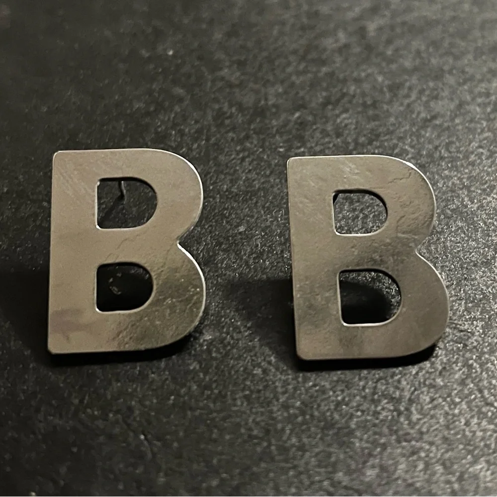 Fashion Designer”B” 925 Earrings - Picture 6 of 6
